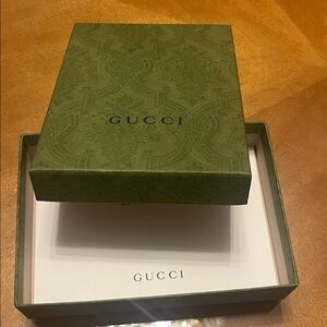 Gucci Olive Green Patterned Logo Box